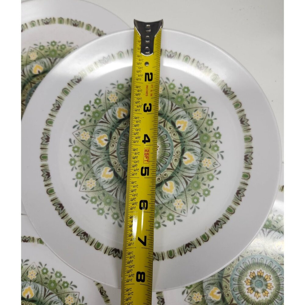 Noritake Progression Palos Verde 8" Lunch Salad Plates Mid Century Style Japan - Picture 5 of 7